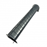 Středně hluboké krmítko pozinkované 100 cm