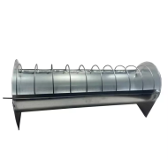 Hluboké krmítko pozinkované 100 cm