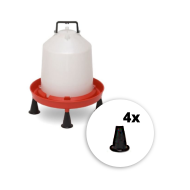 Sada 4 nožiček pro napáječku/krmítko