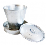 Zásobníkové krmítko pozinkované s poklicí objem 10 kg